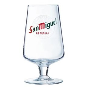 Svenska ölglas med bryggeriernas logotyp